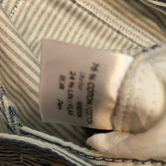 NWT Barbara Bui Pinstripe cotton blend Pant - Picture 6 of 8